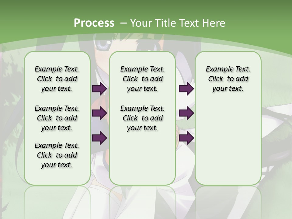 A Girl In A Purple Dress Sitting On The Ground PowerPoint Template