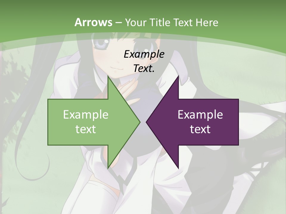 A Girl In A Purple Dress Sitting On The Ground PowerPoint Template