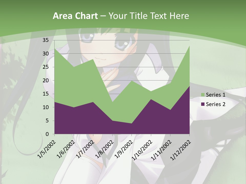 A Girl In A Purple Dress Sitting On The Ground PowerPoint Template