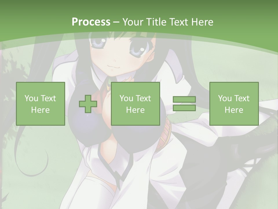 A Girl In A Purple Dress Sitting On The Ground PowerPoint Template