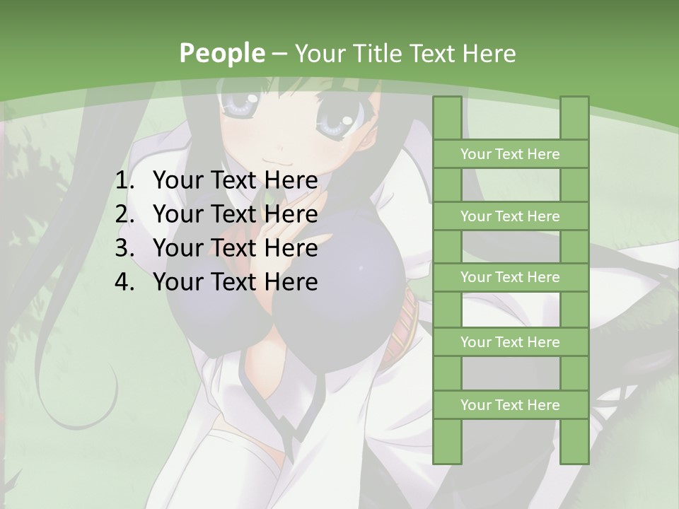 A Girl In A Purple Dress Sitting On The Ground PowerPoint Template