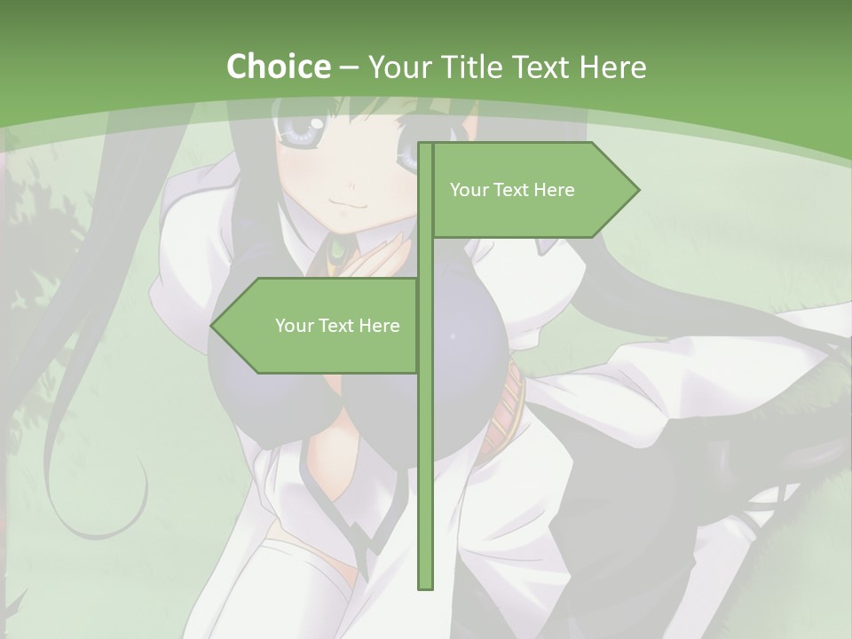 A Girl In A Purple Dress Sitting On The Ground PowerPoint Template