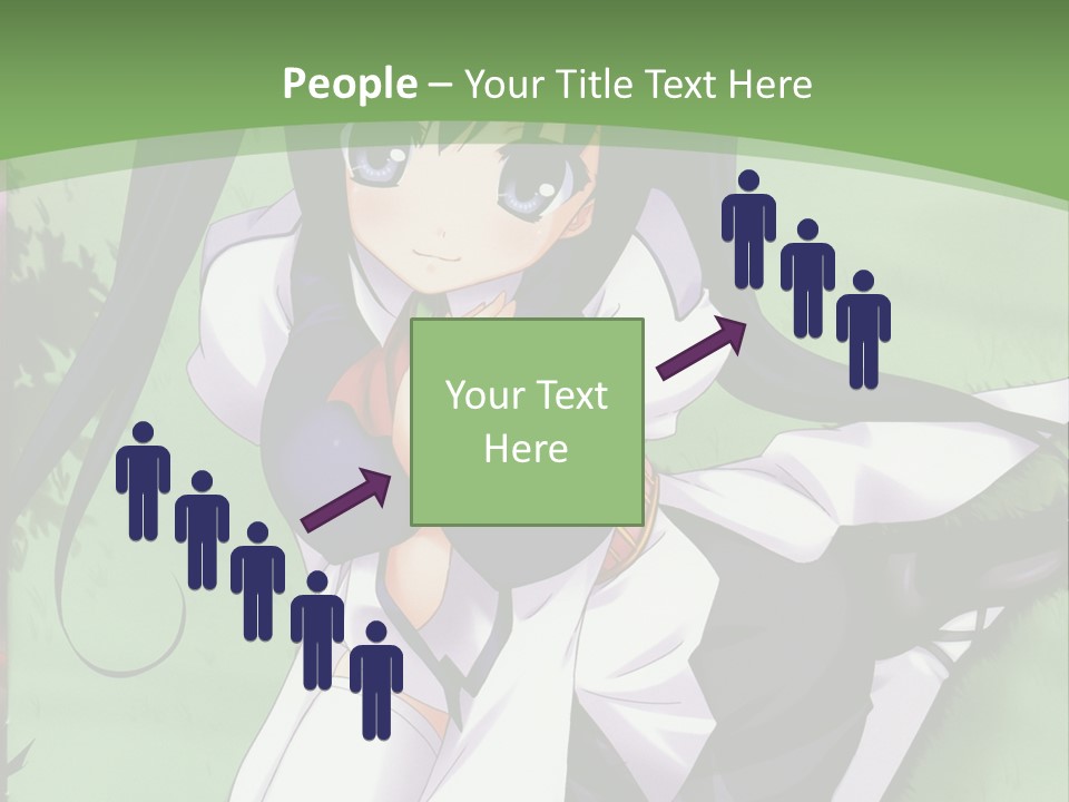 A Girl In A Purple Dress Sitting On The Ground PowerPoint Template