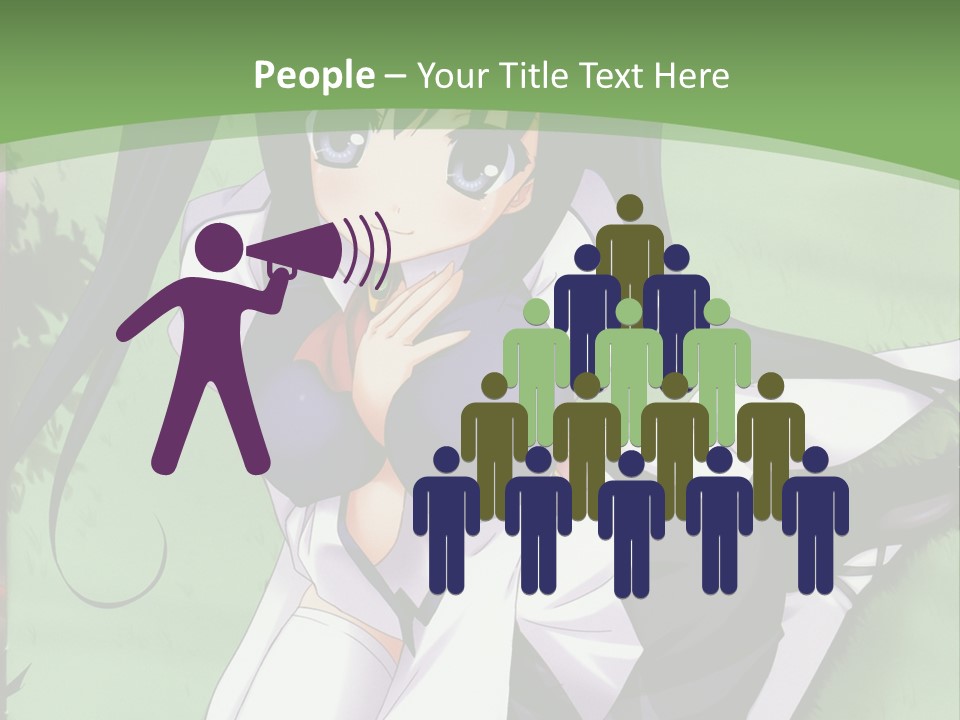 A Girl In A Purple Dress Sitting On The Ground PowerPoint Template