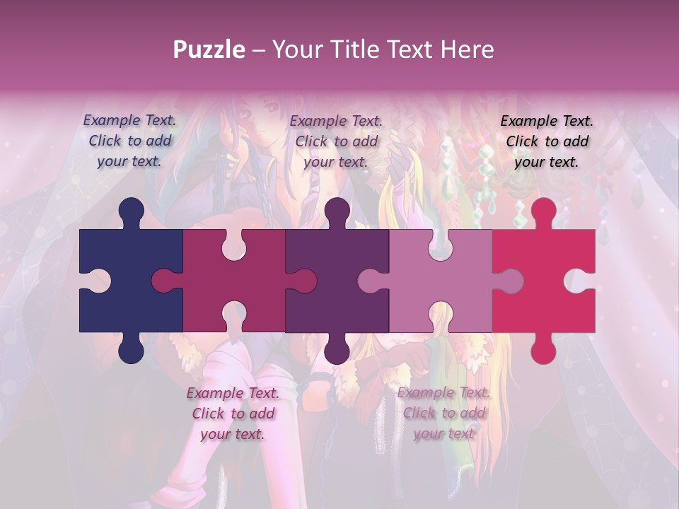 A Group Of Women Sitting Next To Each Other PowerPoint Template