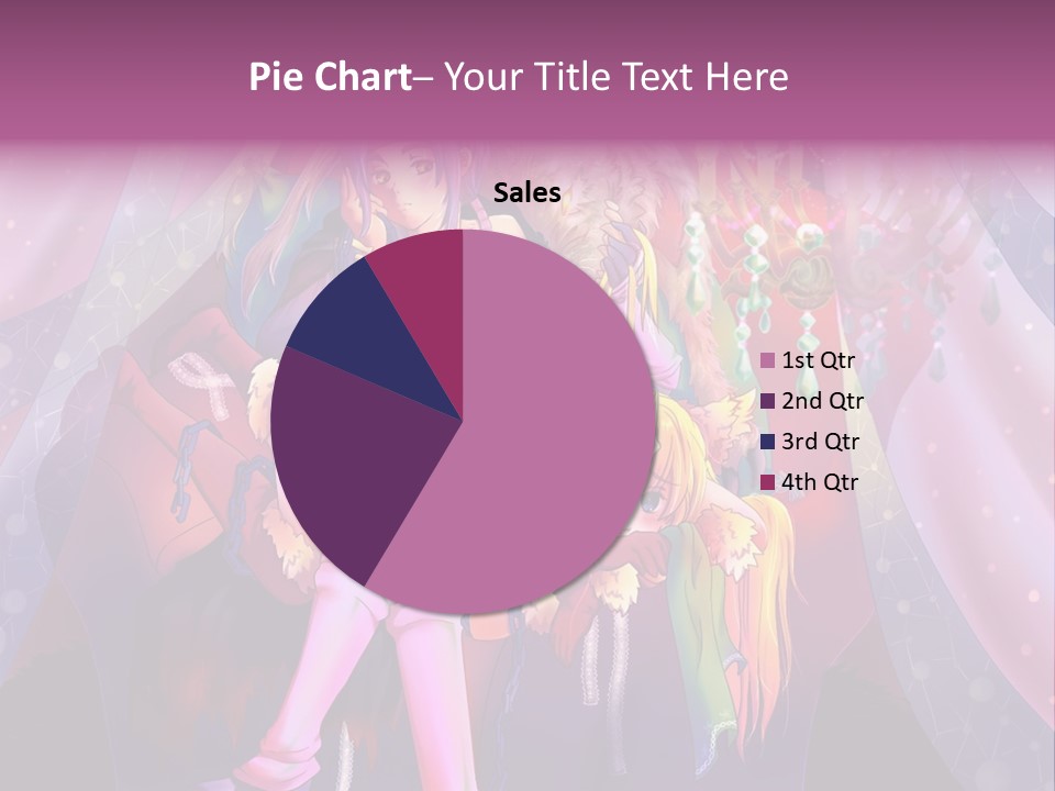 A Group Of Women Sitting Next To Each Other PowerPoint Template