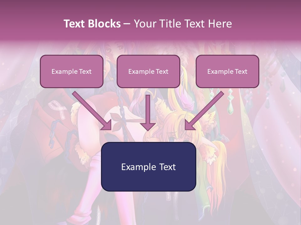 A Group Of Women Sitting Next To Each Other PowerPoint Template