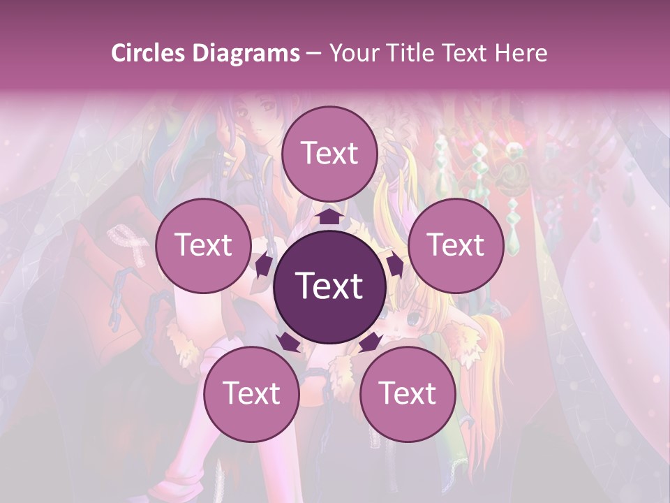 A Group Of Women Sitting Next To Each Other PowerPoint Template