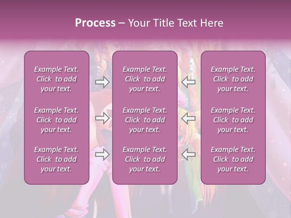A Group Of Women Sitting Next To Each Other PowerPoint Template