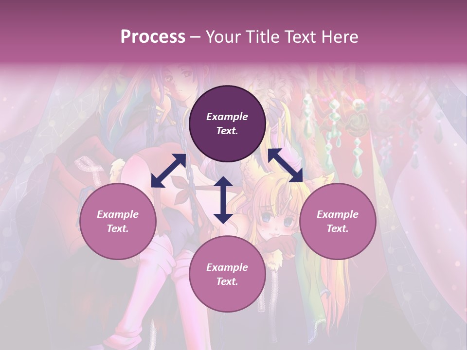A Group Of Women Sitting Next To Each Other PowerPoint Template
