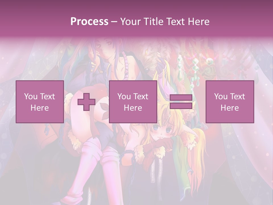 A Group Of Women Sitting Next To Each Other PowerPoint Template