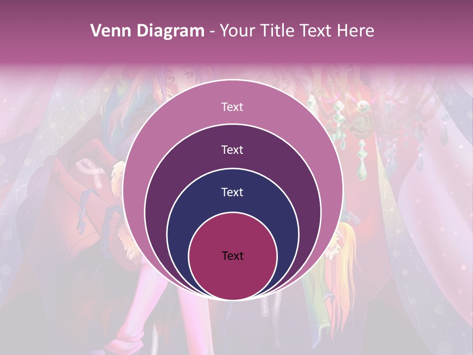 A Group Of Women Sitting Next To Each Other PowerPoint Template