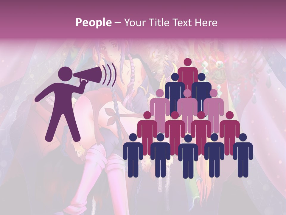 A Group Of Women Sitting Next To Each Other PowerPoint Template