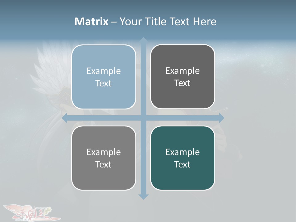 A Couple Of Anime Characters Standing Next To Each Other PowerPoint Template