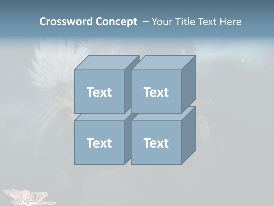 A Couple Of Anime Characters Standing Next To Each Other PowerPoint Template
