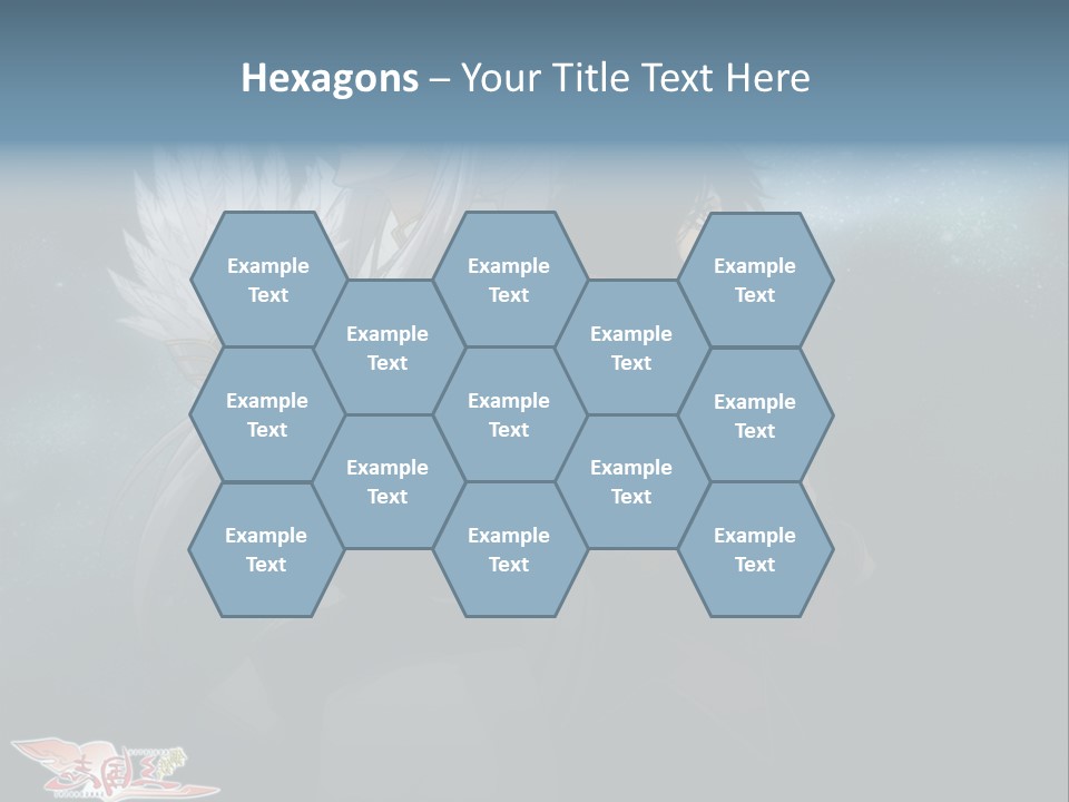 A Couple Of Anime Characters Standing Next To Each Other PowerPoint Template