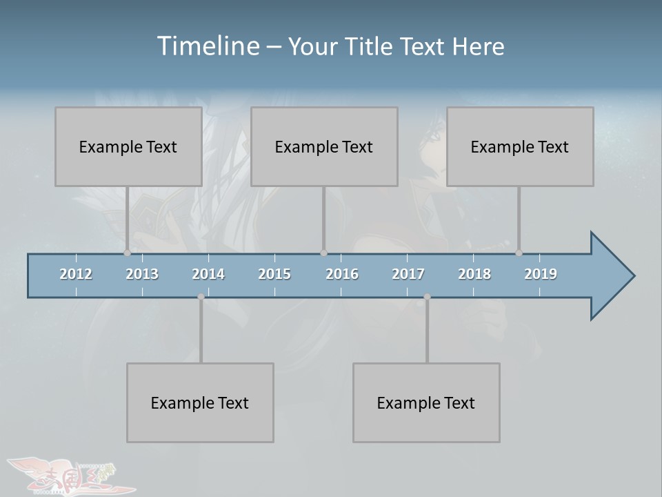 A Couple Of Anime Characters Standing Next To Each Other PowerPoint Template