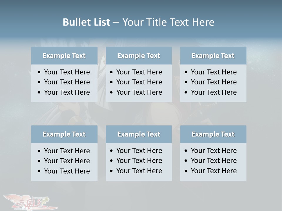 A Couple Of Anime Characters Standing Next To Each Other PowerPoint Template