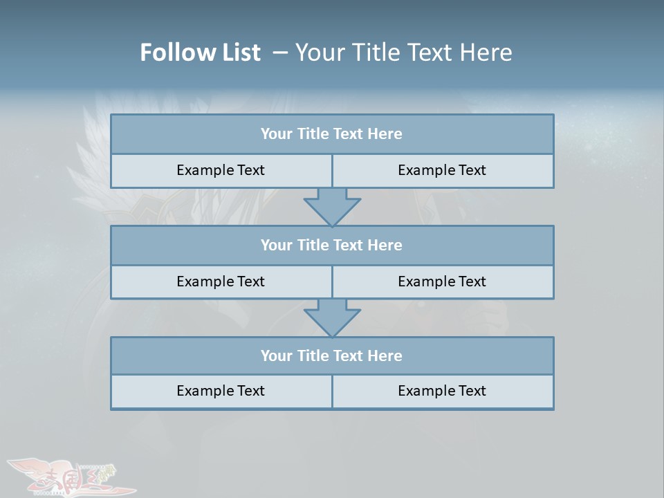 A Couple Of Anime Characters Standing Next To Each Other PowerPoint Template