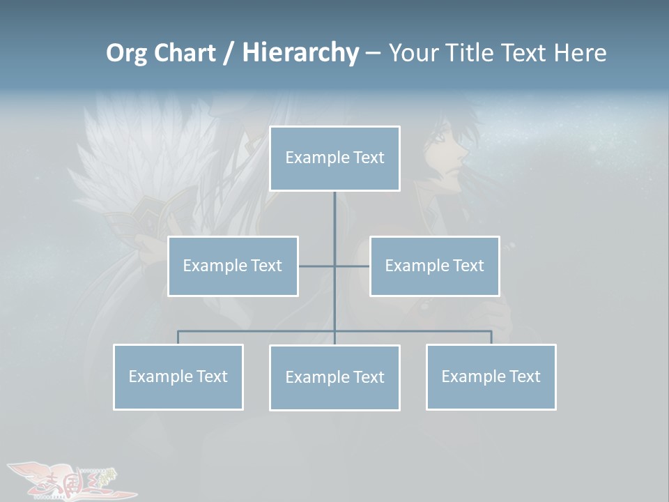 A Couple Of Anime Characters Standing Next To Each Other PowerPoint Template