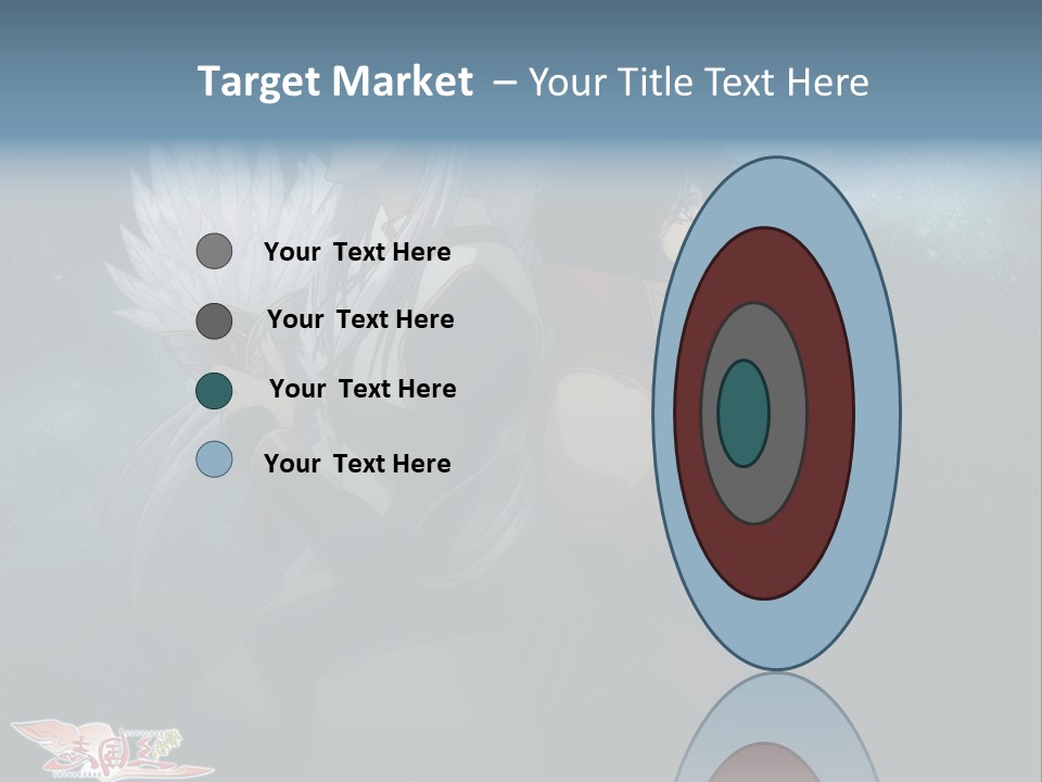 A Couple Of Anime Characters Standing Next To Each Other PowerPoint Template