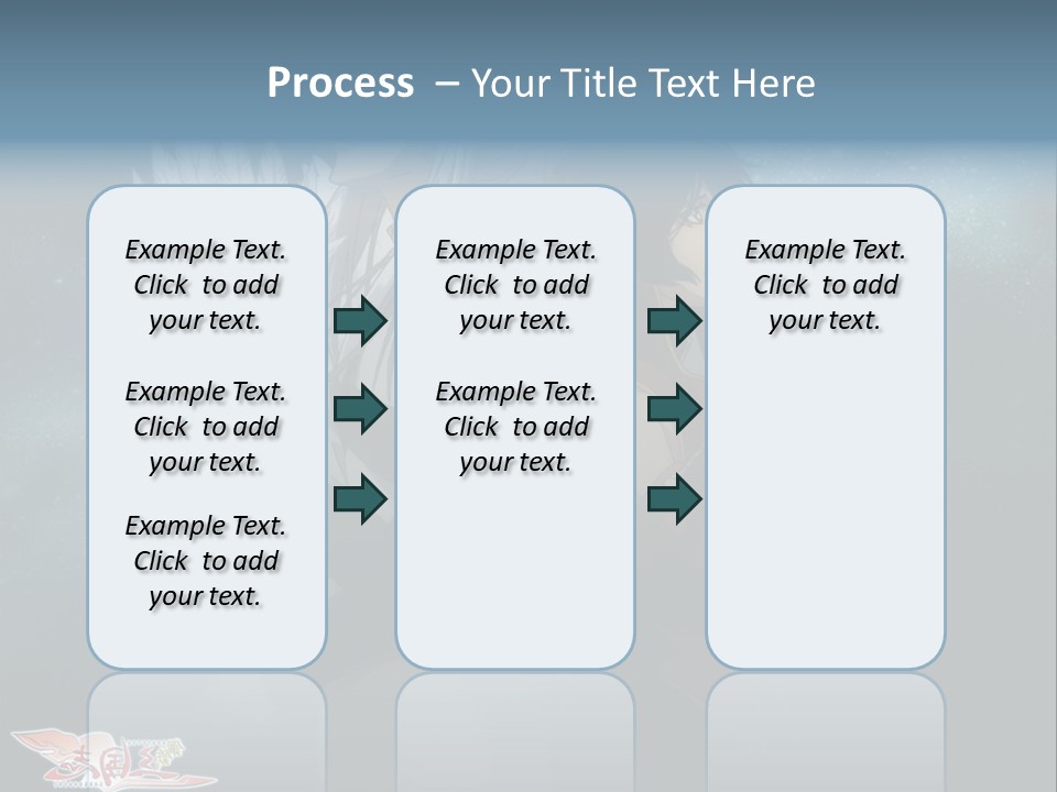 A Couple Of Anime Characters Standing Next To Each Other PowerPoint Template