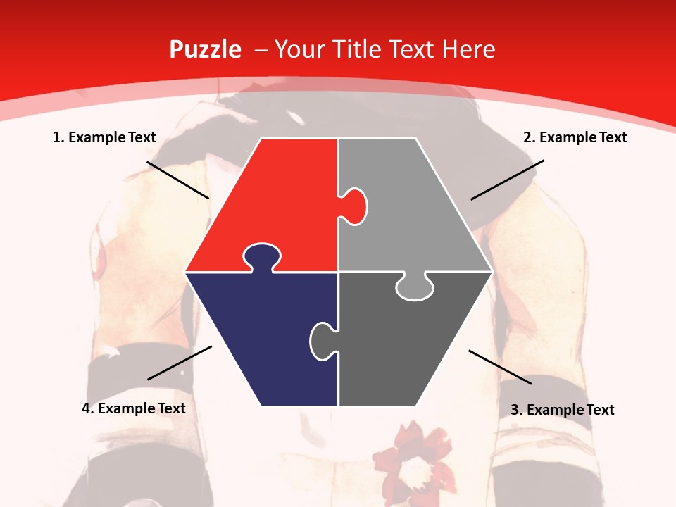 A Woman With White Hair And Black Gloves Is Standing In Front Of A Red Background PowerPoint Template