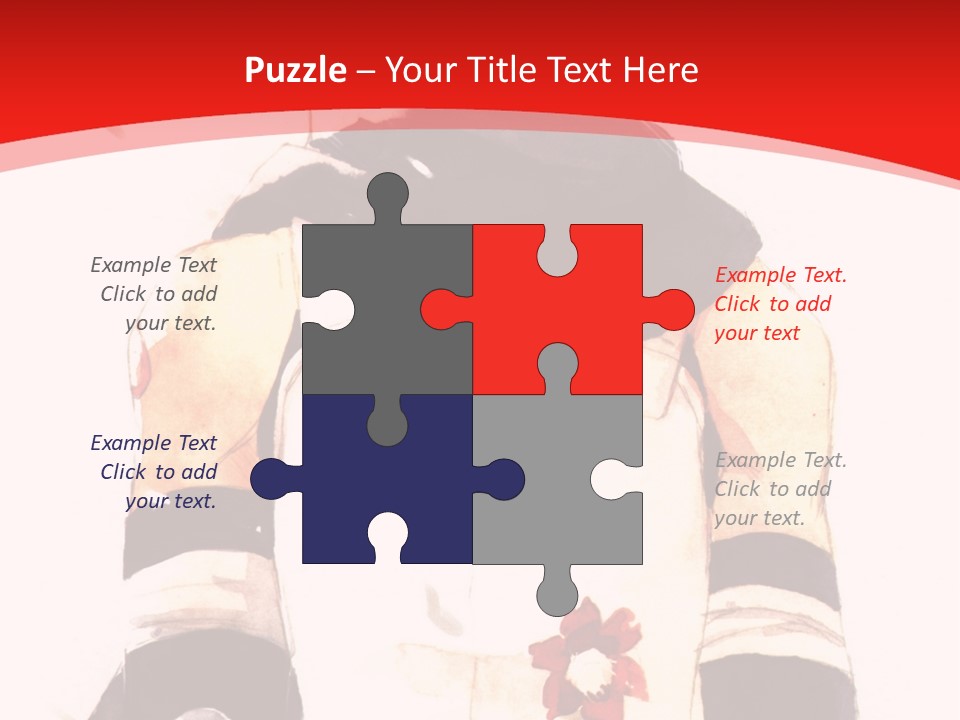 A Woman With White Hair And Black Gloves Is Standing In Front Of A Red Background PowerPoint Template