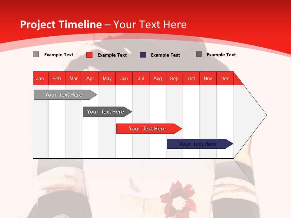 A Woman With White Hair And Black Gloves Is Standing In Front Of A Red Background PowerPoint Template