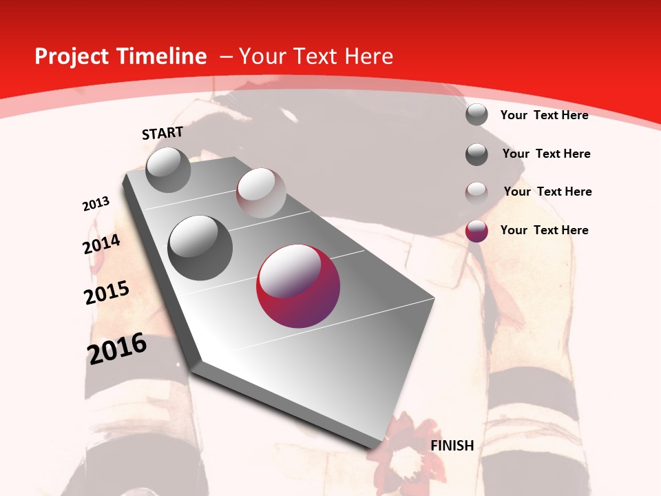 A Woman With White Hair And Black Gloves Is Standing In Front Of A Red Background PowerPoint Template