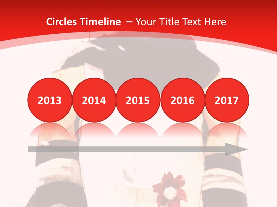 A Woman With White Hair And Black Gloves Is Standing In Front Of A Red Background PowerPoint Template