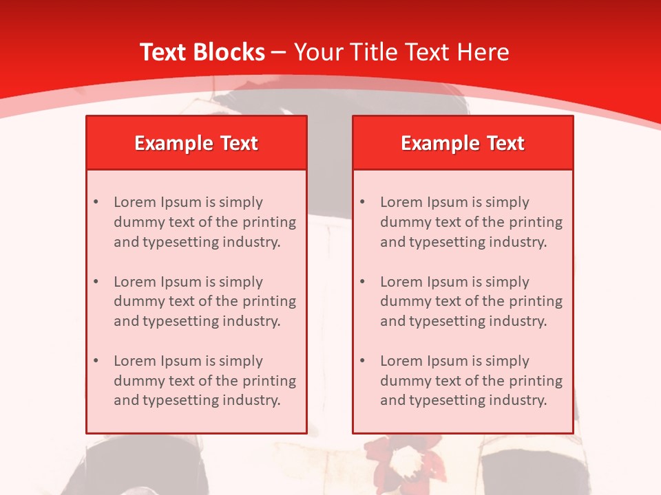A Woman With White Hair And Black Gloves Is Standing In Front Of A Red Background PowerPoint Template