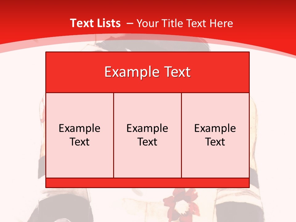 A Woman With White Hair And Black Gloves Is Standing In Front Of A Red Background PowerPoint Template