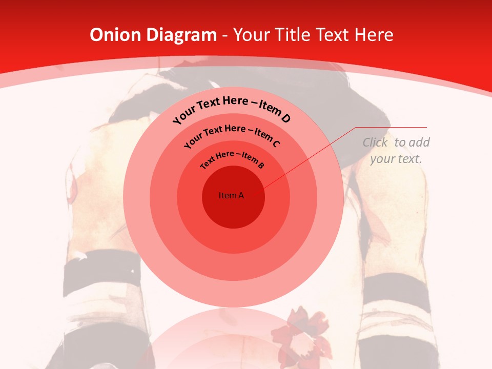 A Woman With White Hair And Black Gloves Is Standing In Front Of A Red Background PowerPoint Template