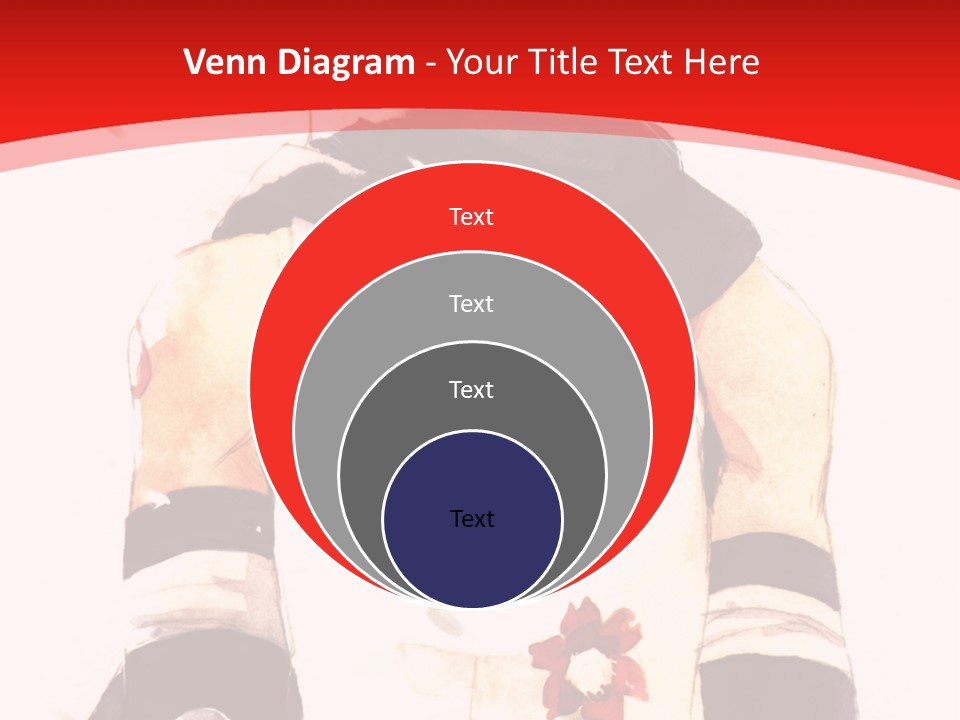 A Woman With White Hair And Black Gloves Is Standing In Front Of A Red Background PowerPoint Template