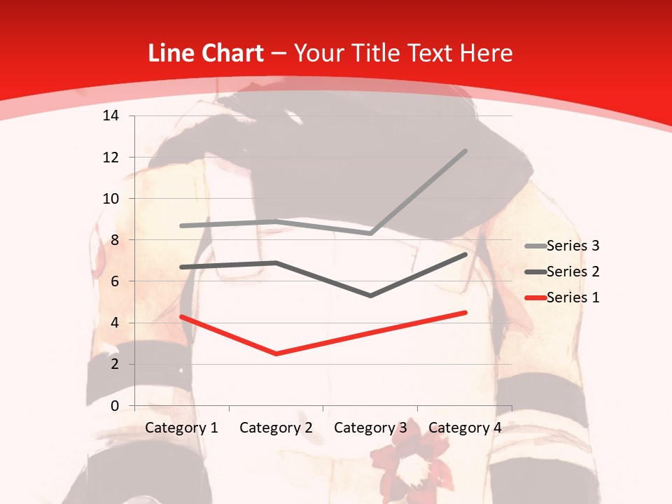 A Woman With White Hair And Black Gloves Is Standing In Front Of A Red Background PowerPoint Template