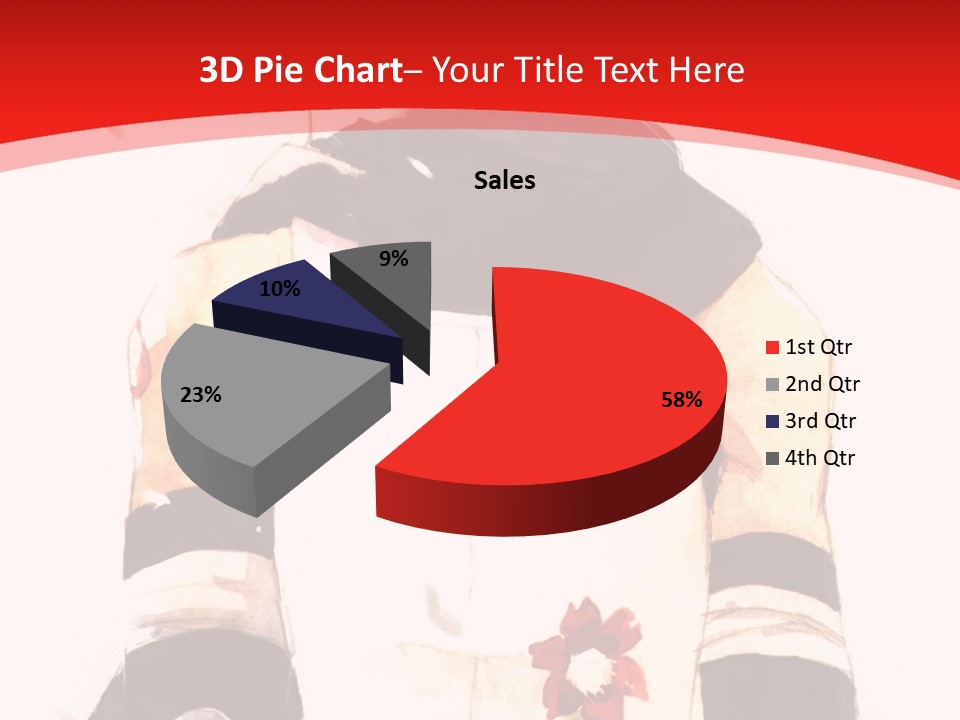 A Woman With White Hair And Black Gloves Is Standing In Front Of A Red Background PowerPoint Template