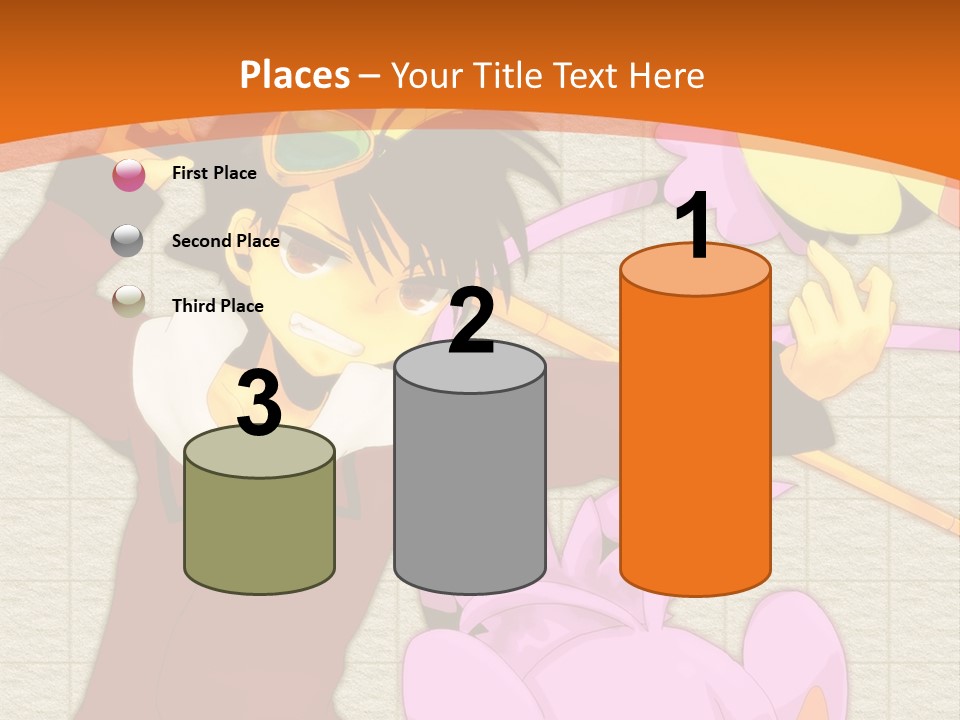 A Cartoon Character Is Holding A Toy In His Hand PowerPoint Template