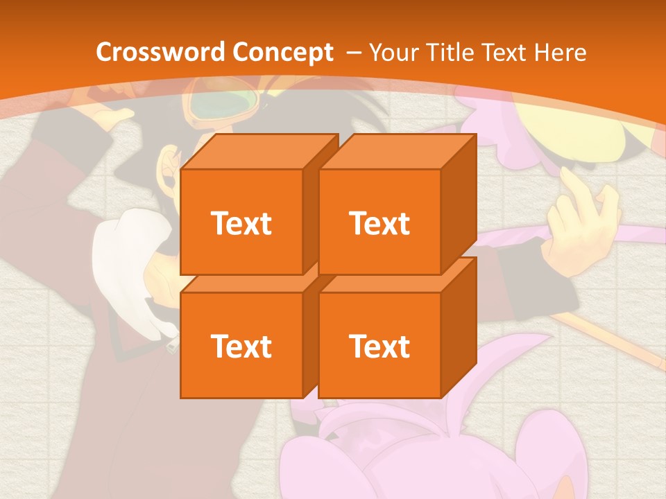 A Cartoon Character Is Holding A Toy In His Hand PowerPoint Template
