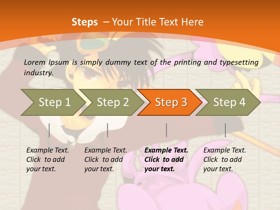 A Cartoon Character Is Holding A Toy In His Hand PowerPoint Template