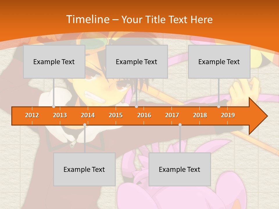 A Cartoon Character Is Holding A Toy In His Hand PowerPoint Template