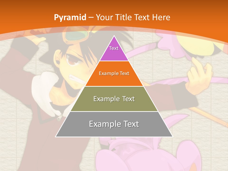 A Cartoon Character Is Holding A Toy In His Hand PowerPoint Template