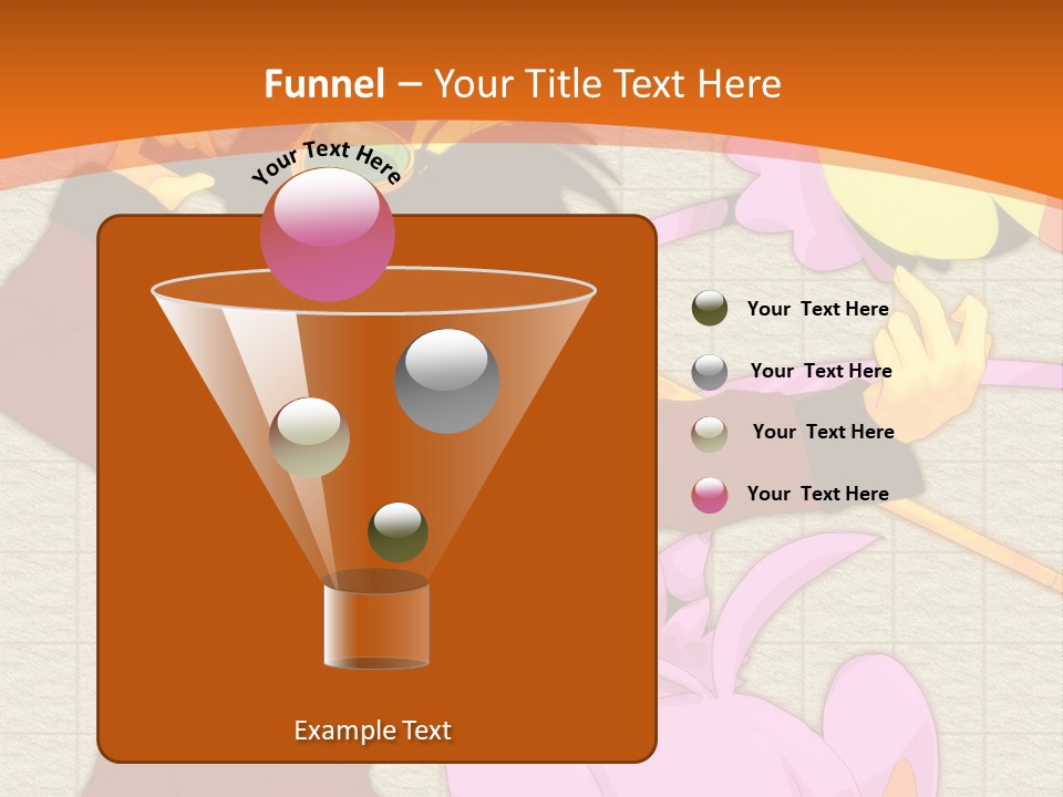 A Cartoon Character Is Holding A Toy In His Hand PowerPoint Template