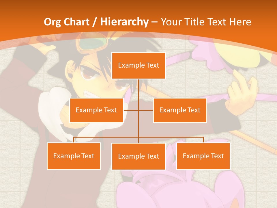 A Cartoon Character Is Holding A Toy In His Hand PowerPoint Template