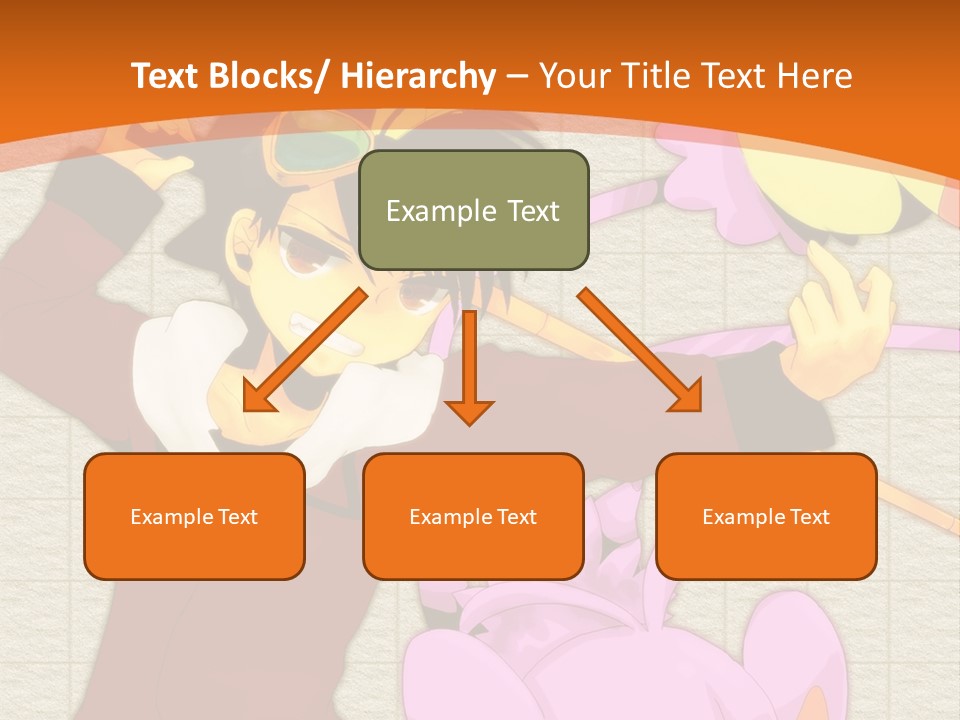 A Cartoon Character Is Holding A Toy In His Hand PowerPoint Template