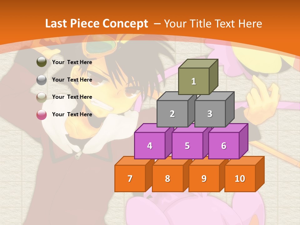 A Cartoon Character Is Holding A Toy In His Hand PowerPoint Template