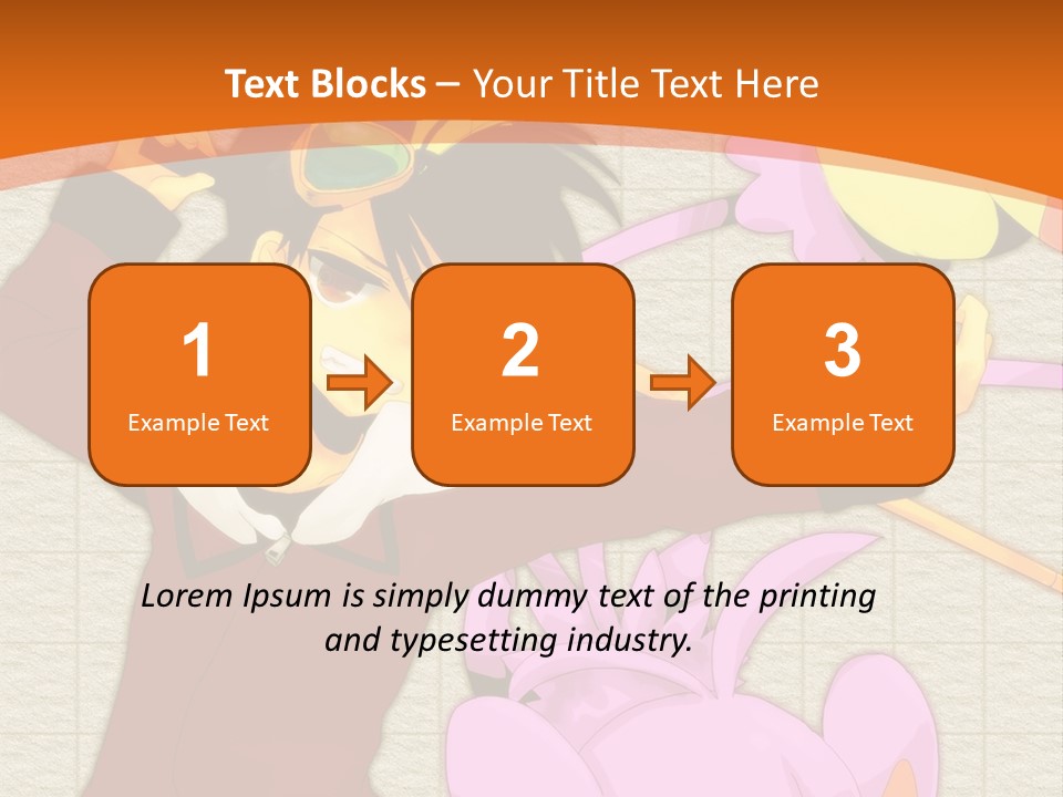 A Cartoon Character Is Holding A Toy In His Hand PowerPoint Template