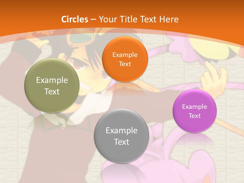 A Cartoon Character Is Holding A Toy In His Hand PowerPoint Template