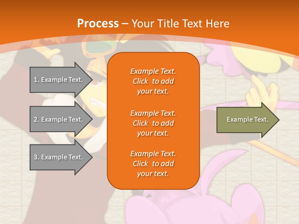 A Cartoon Character Is Holding A Toy In His Hand PowerPoint Template