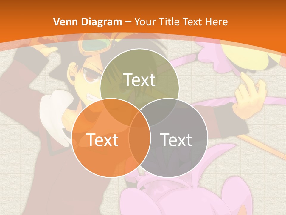 A Cartoon Character Is Holding A Toy In His Hand PowerPoint Template